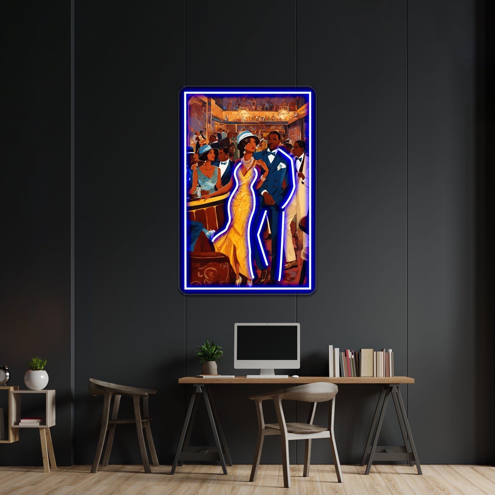 Harlem Renaissance Social Wall Artwork Neon Signs | Shineneon