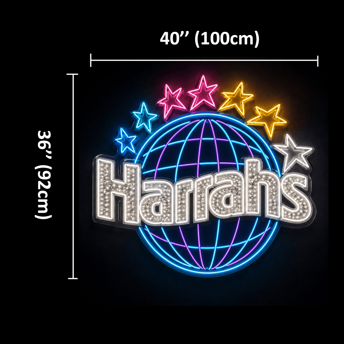 Harrah’s Custom LED Neon Sign - Shineneon