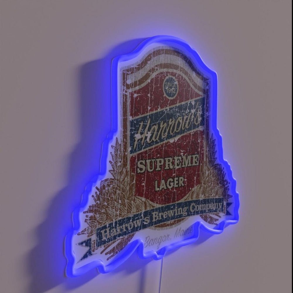 Harrowssupreme Lager Rgb Led Neon Sign - Shineneon
