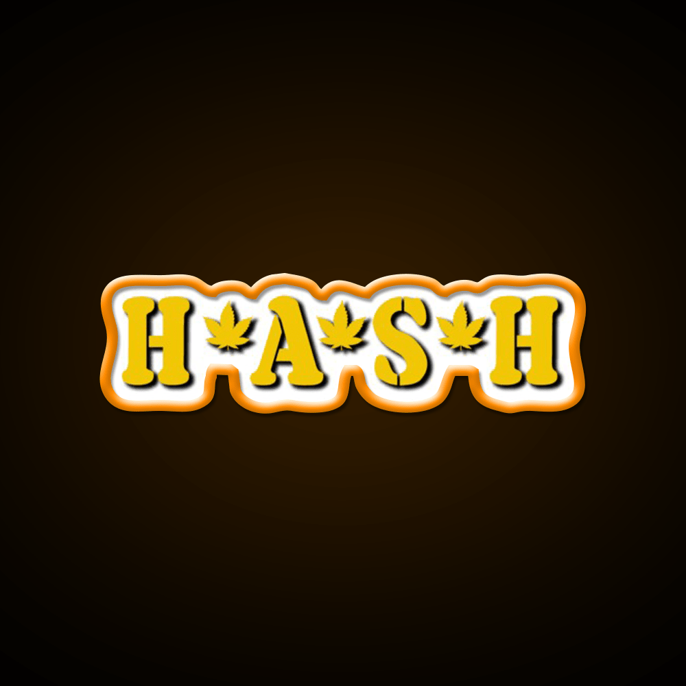 Hash Mash Hemp Inspired Green Leaf Led Neon Sign Rgb Color - Shineneon