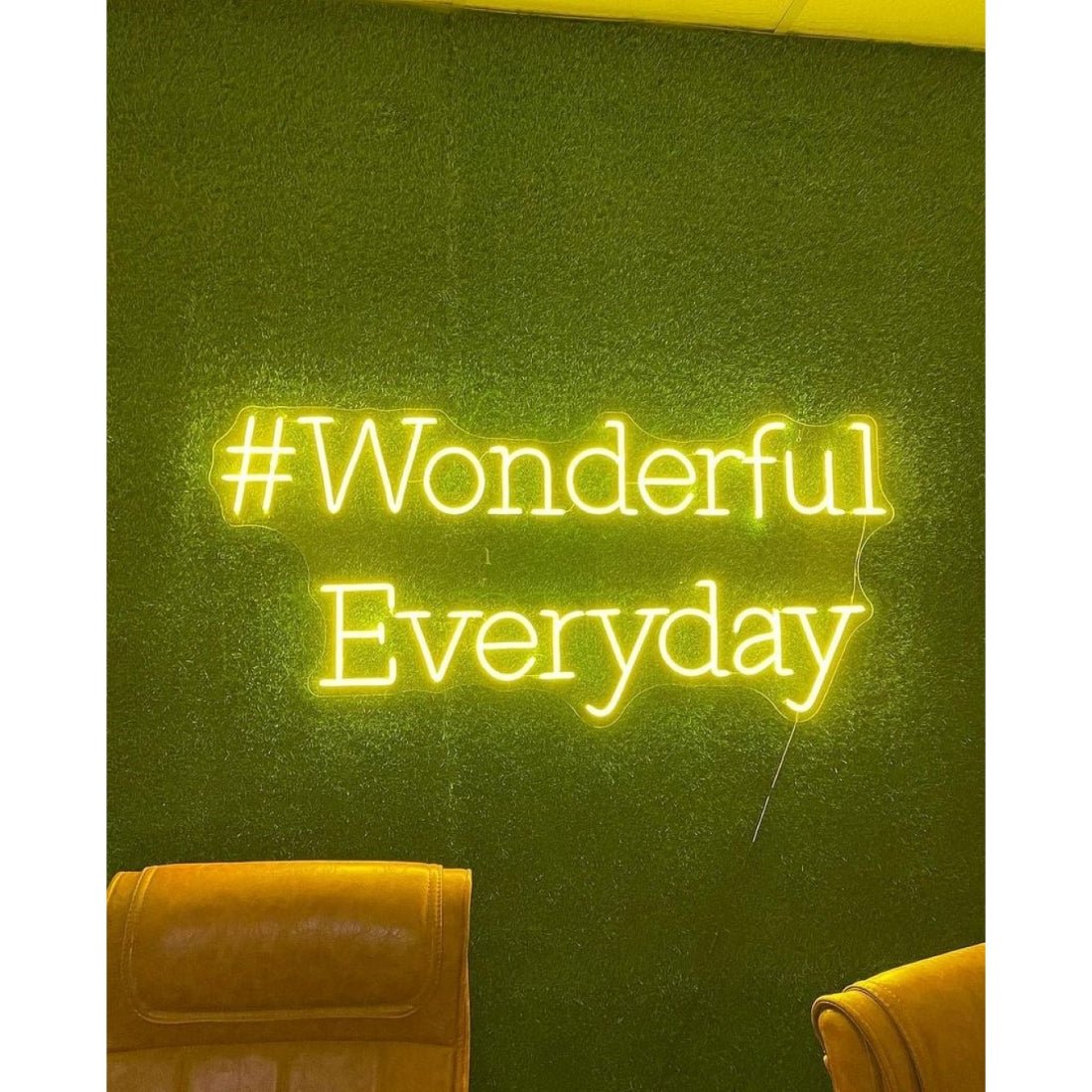 Hashtag Wonderful Everyday Led Sign Business Neon Sign - Shineneon