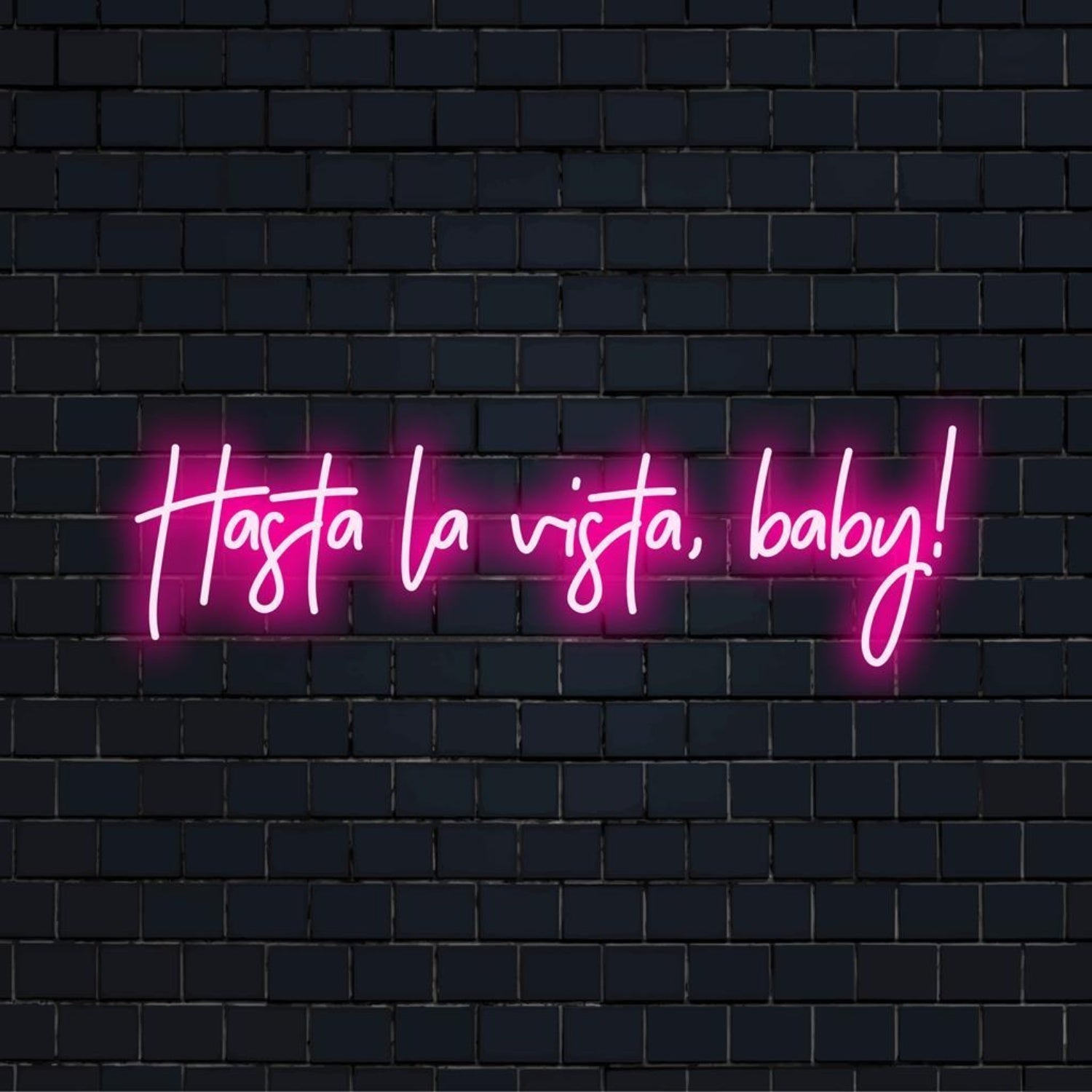 Hasta La Vista Baby Pink Led Neon Sign Bar Cafe Studio Decor - Shineneon
