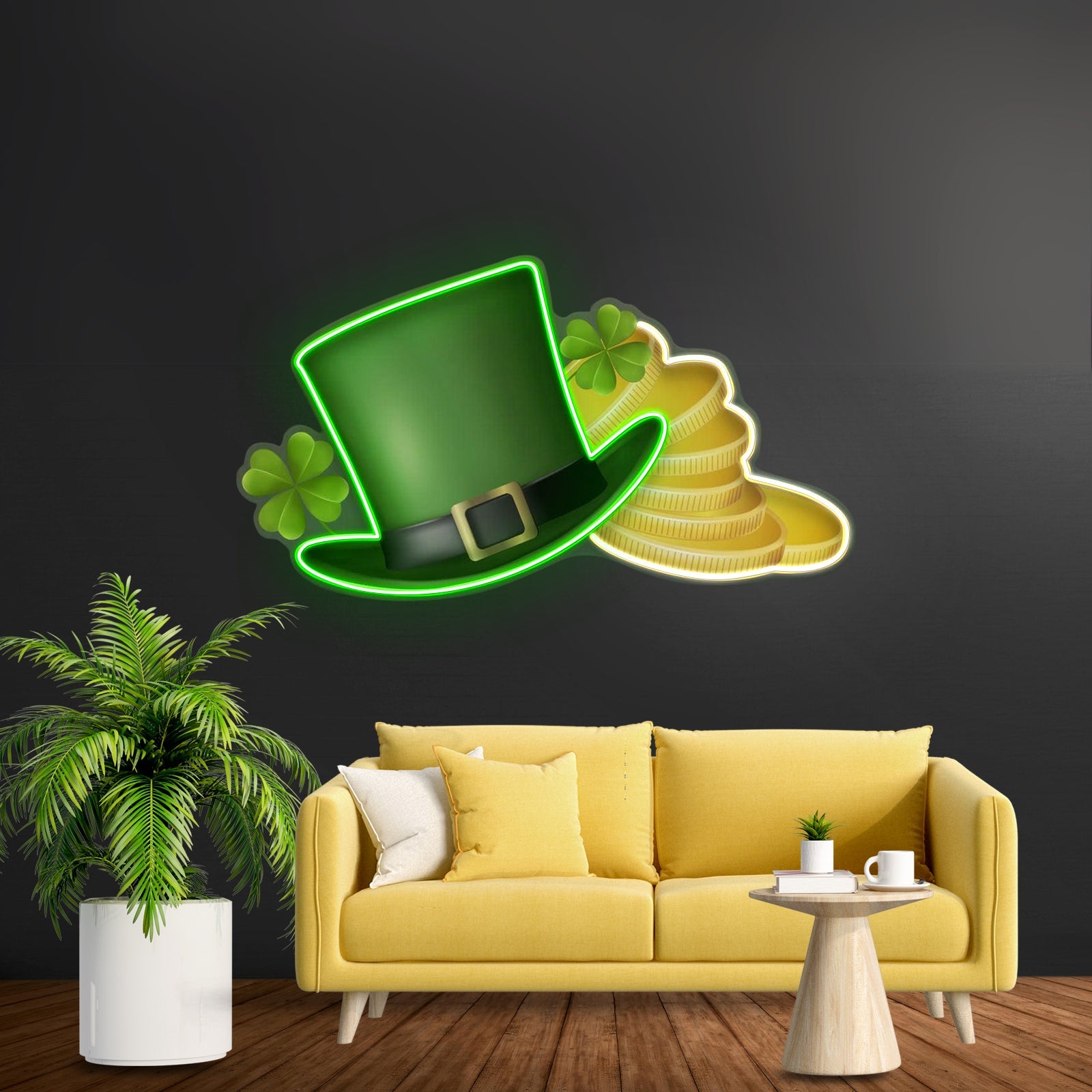 Hat And Gold Saint Patrick Day Led Signs - Shineneon