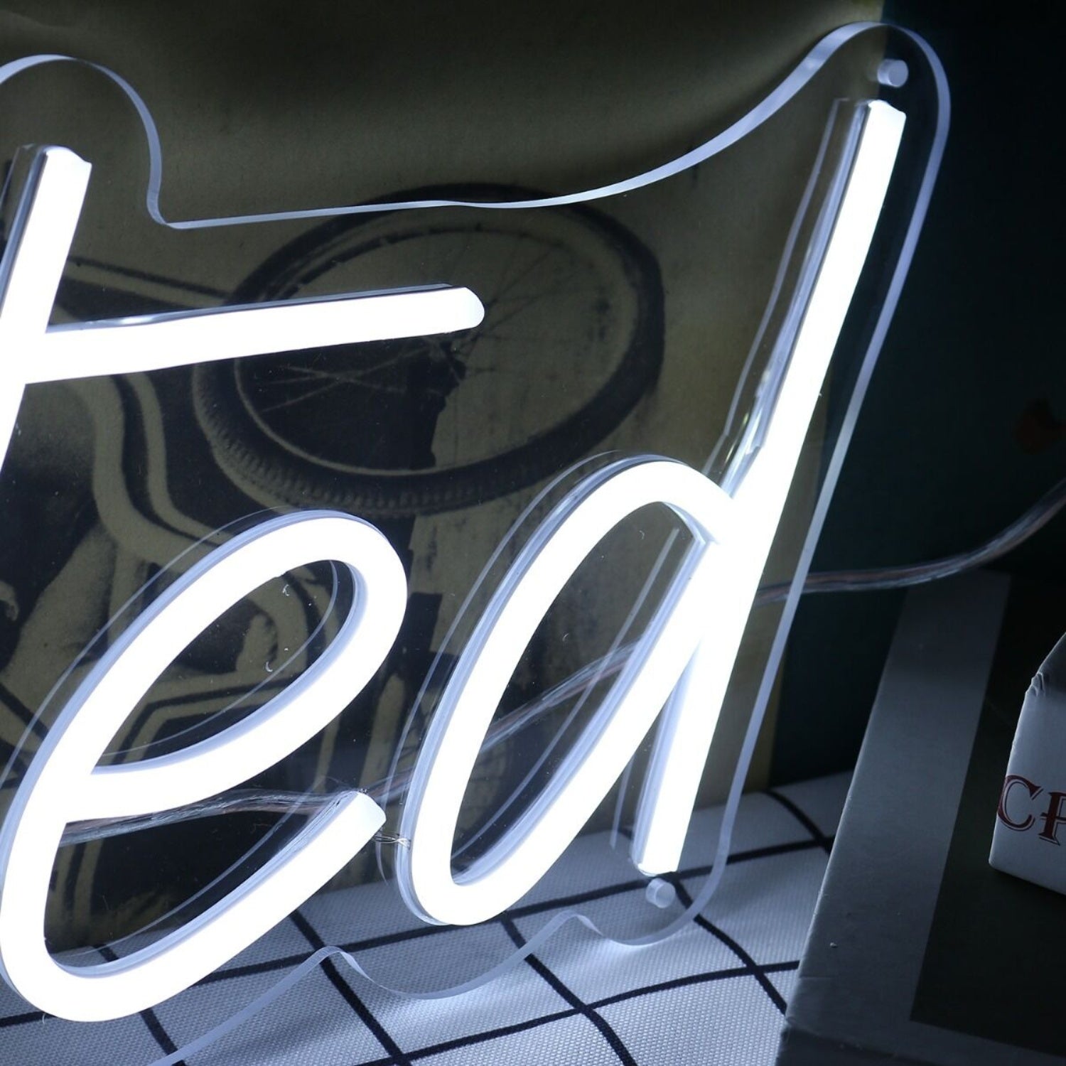 Haunted White Led Neon Sign - Shineneon