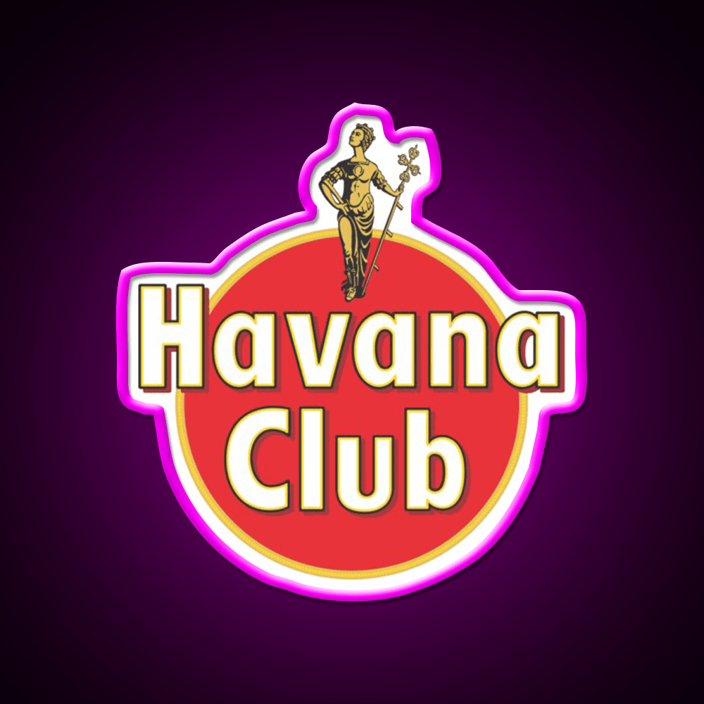 Havana Club Cocktail Bar Decor Led Neon Sign Rgb Color - Shineneon