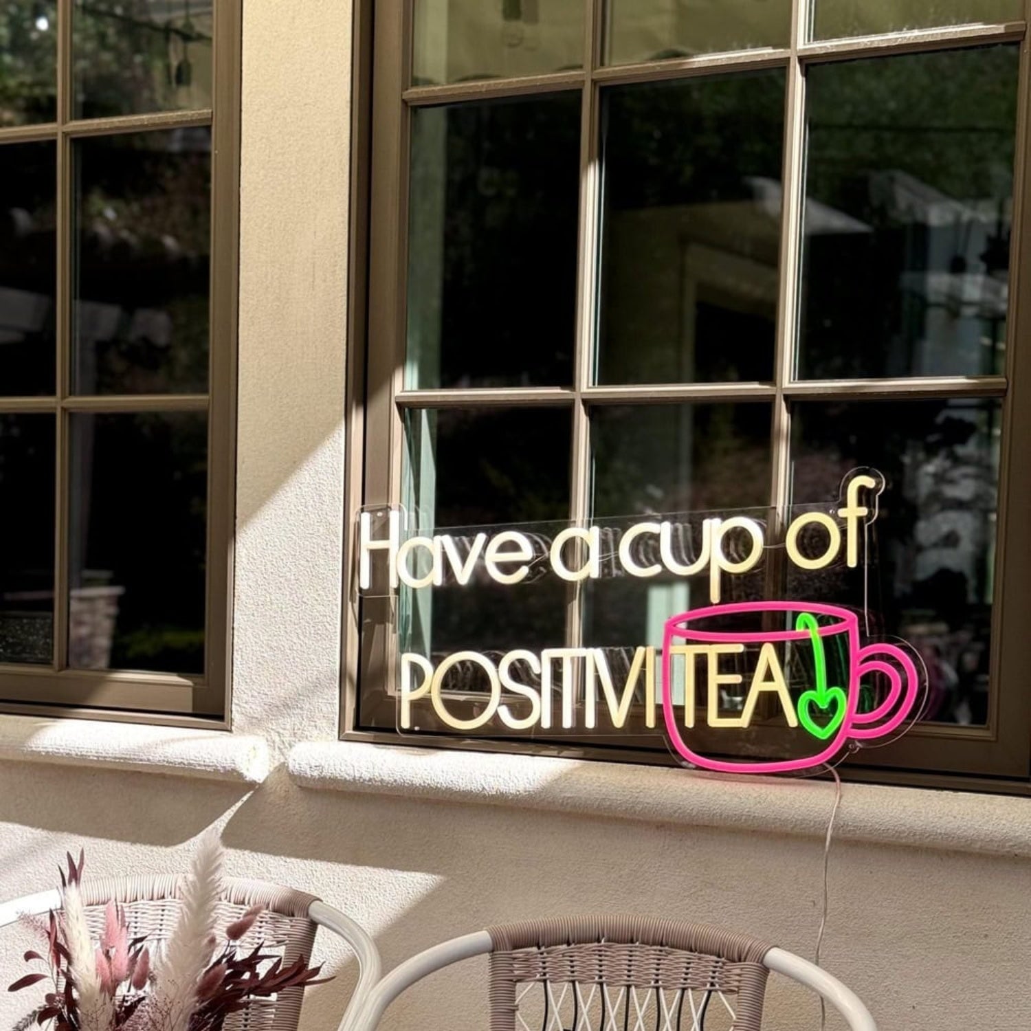 Have A Cup Of Positivitea Led Neon Sign Wall Art | Shineneon