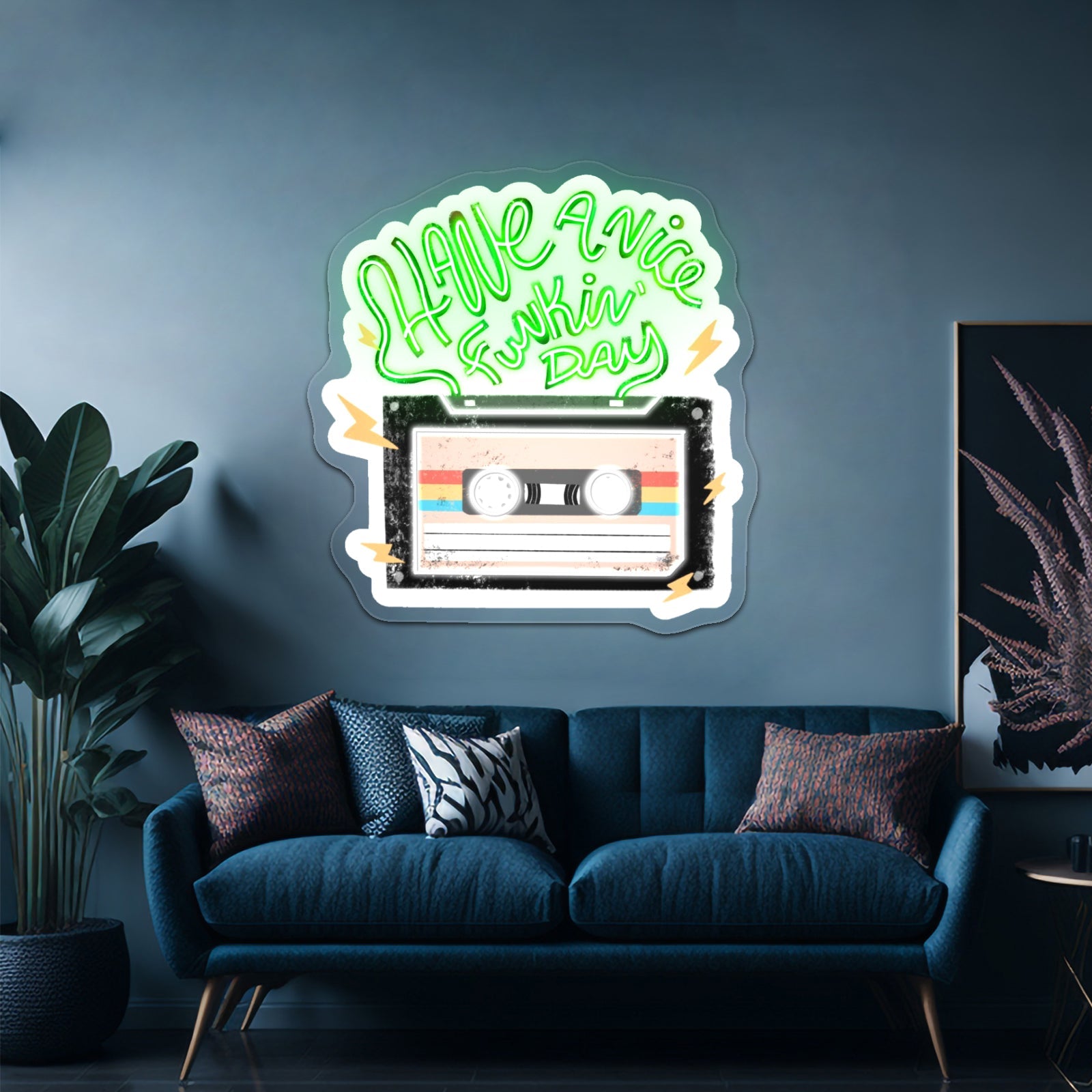 Have A Nice Funkin Day Cassette Tape Neon Sign Maker - Shineneon