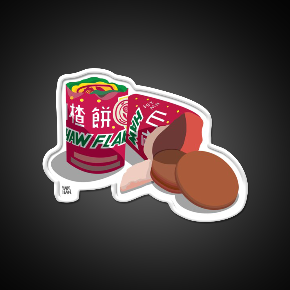 Haw Flakes Led Neon Sign Chinese Food Rgb Color