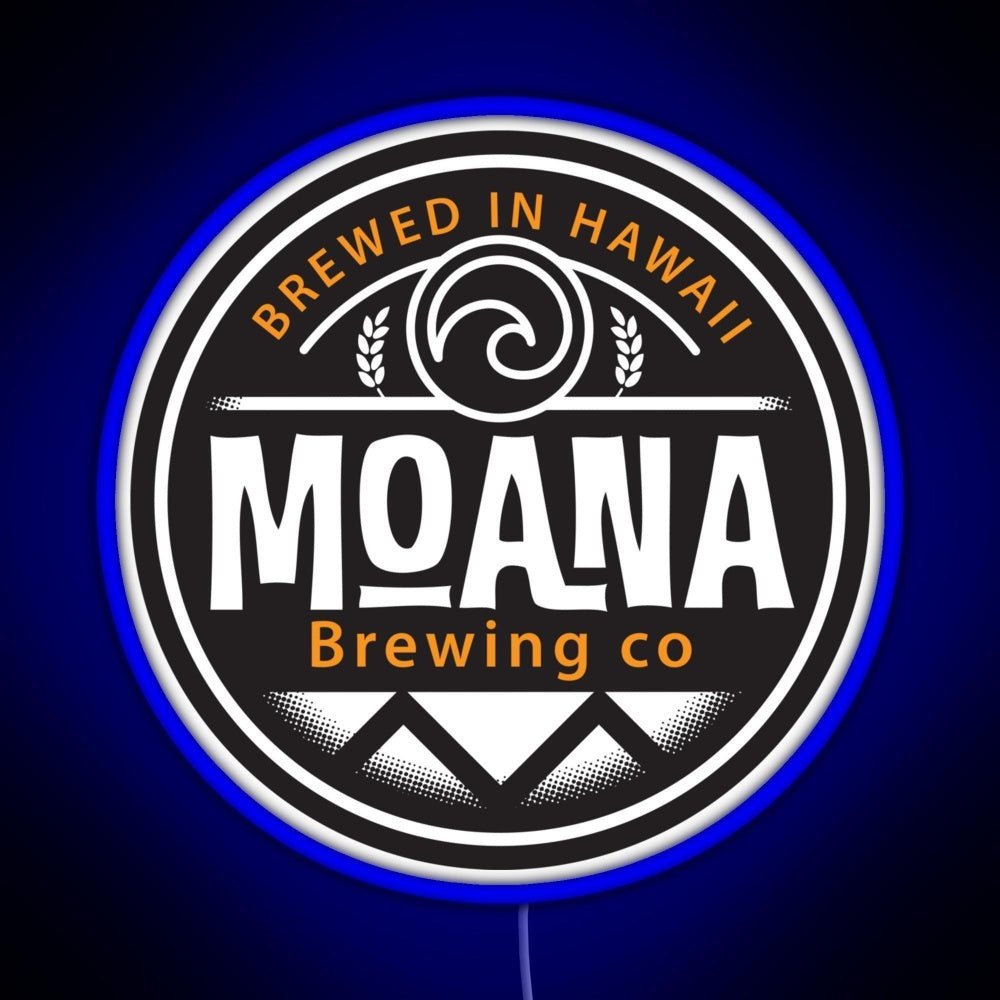 Hawaii Based Moana Brewing Company Rgb Led Neon Sign Pop Wall Art - Shineneon