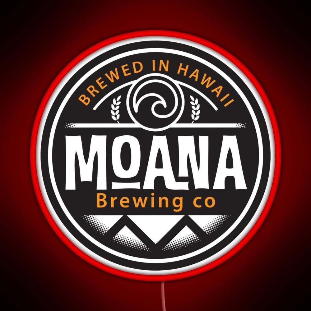 Hawaii Based Moana Brewing Company Rgb Led Neon Sign Pop Wall Art - Shineneon