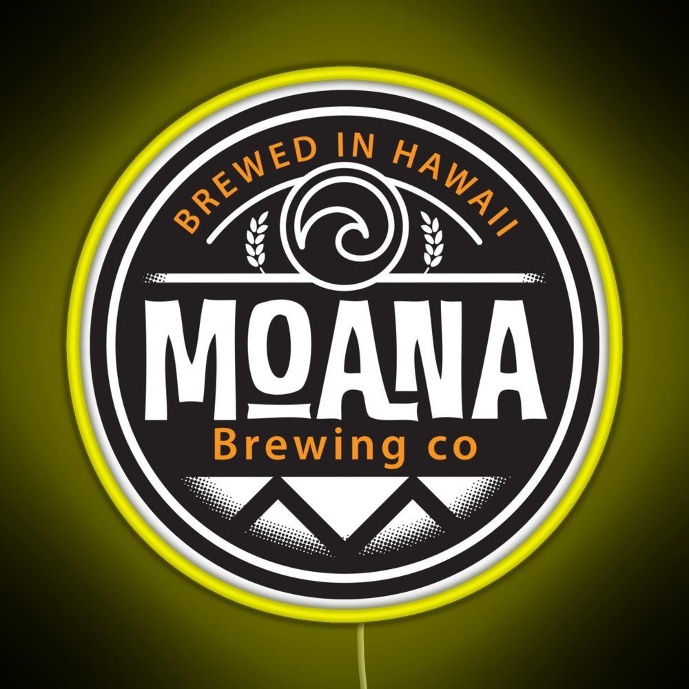 Hawaii Based Moana Brewing Company Rgb Led Neon Sign Pop Wall Art - Shineneon