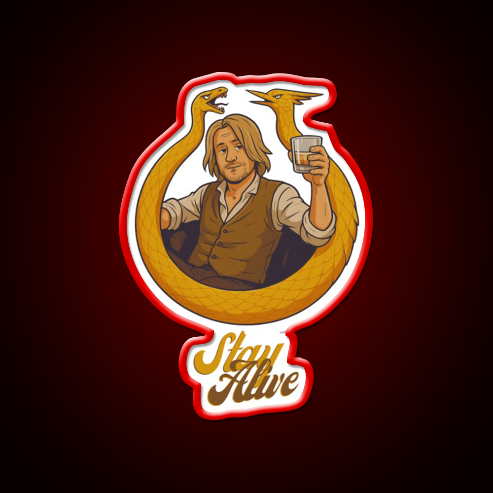 Haymitch Abernathy Whiskey Drink Bar Led Neon Sign Rgb Color - Shineneon