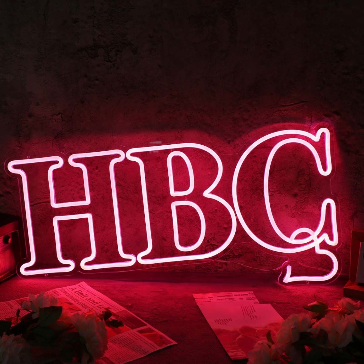 Hbc Red Custom Led Neon Sign - Shineneon