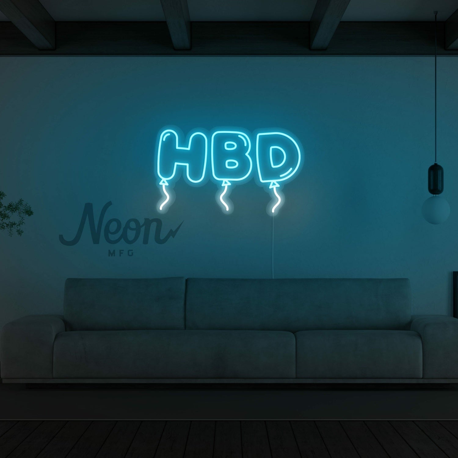 Hbd Happy Birthday Neon Sign | Shineneon