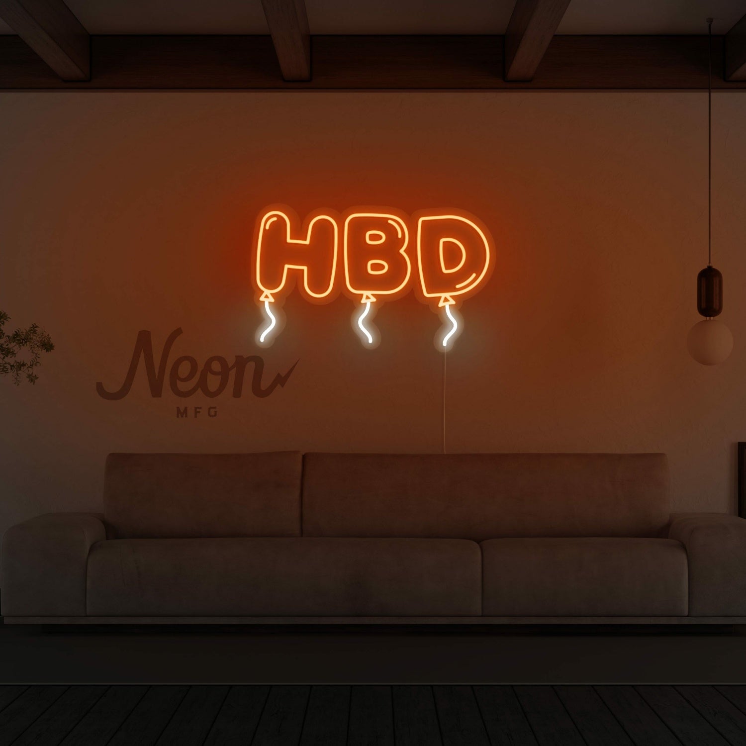 Hbd Happy Birthday Neon Sign | Shineneon