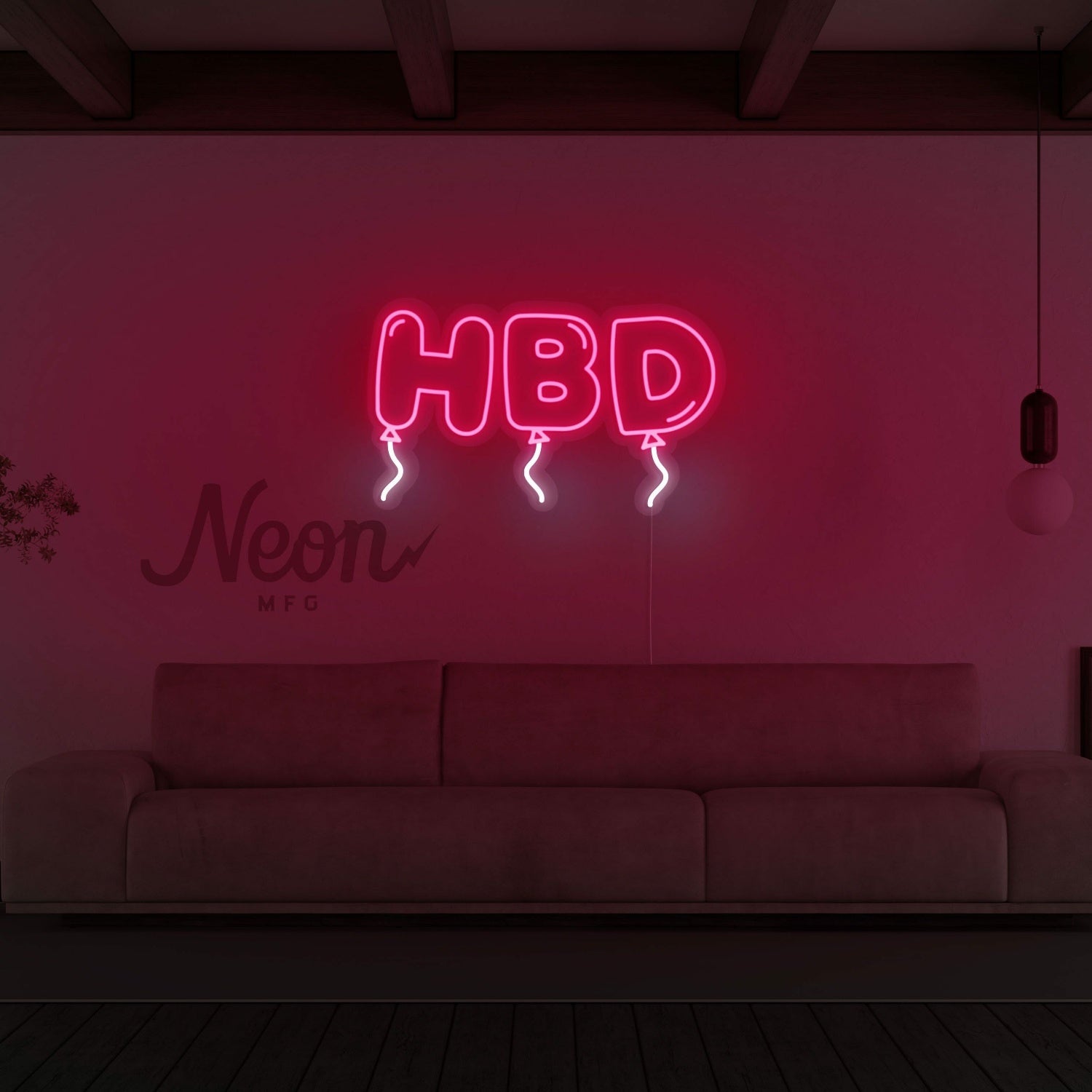 Hbd Happy Birthday Neon Sign | Shineneon