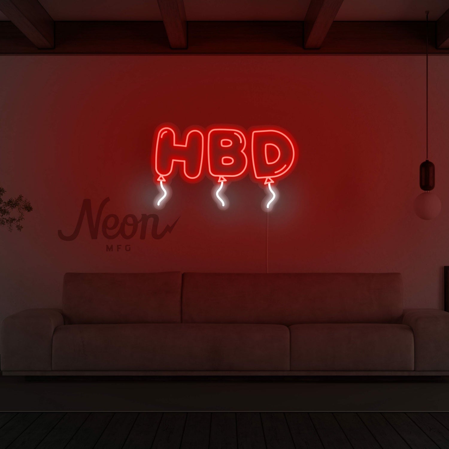 Hbd Happy Birthday Neon Sign | Shineneon