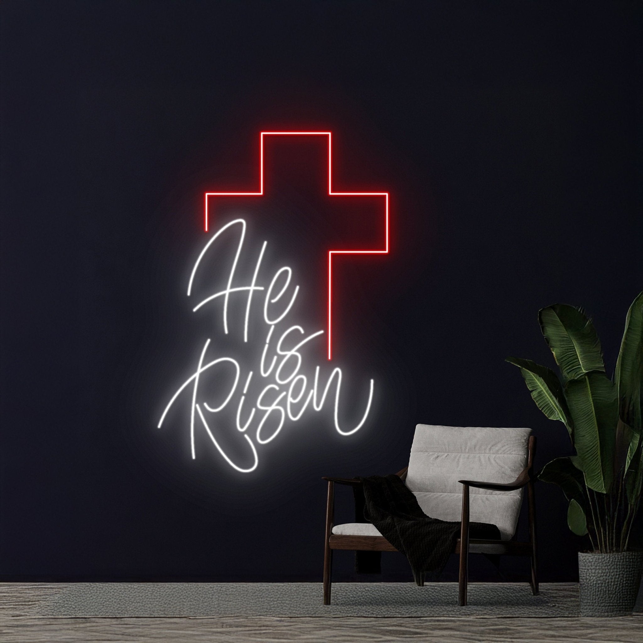 He Is Risen Neon Sign He Is Risen Led Sign - Shineneon
