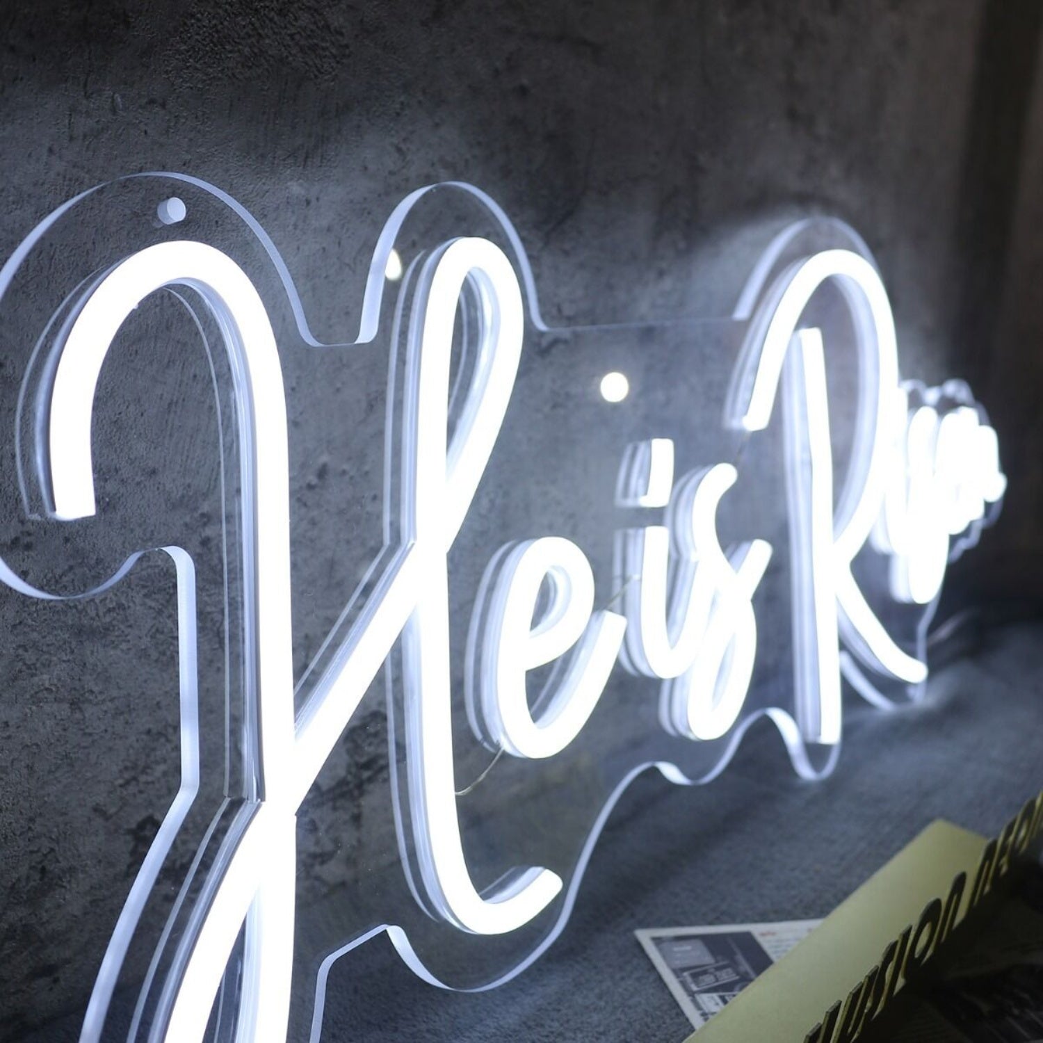 He Is Risen White Led Neon Sign For Religious And Spiritual Spaces | Shineneon