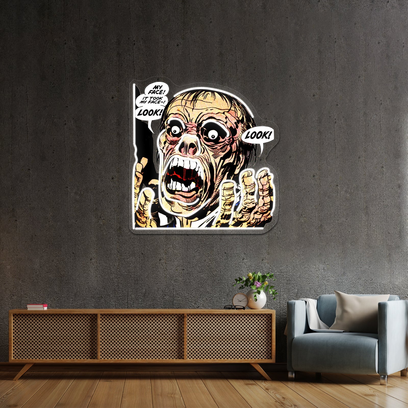 Head Artwork Large Neon Signs - Shineneon