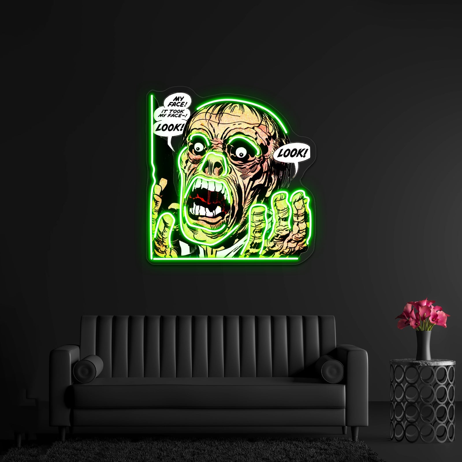 Head Artwork Large Neon Signs - Shineneon