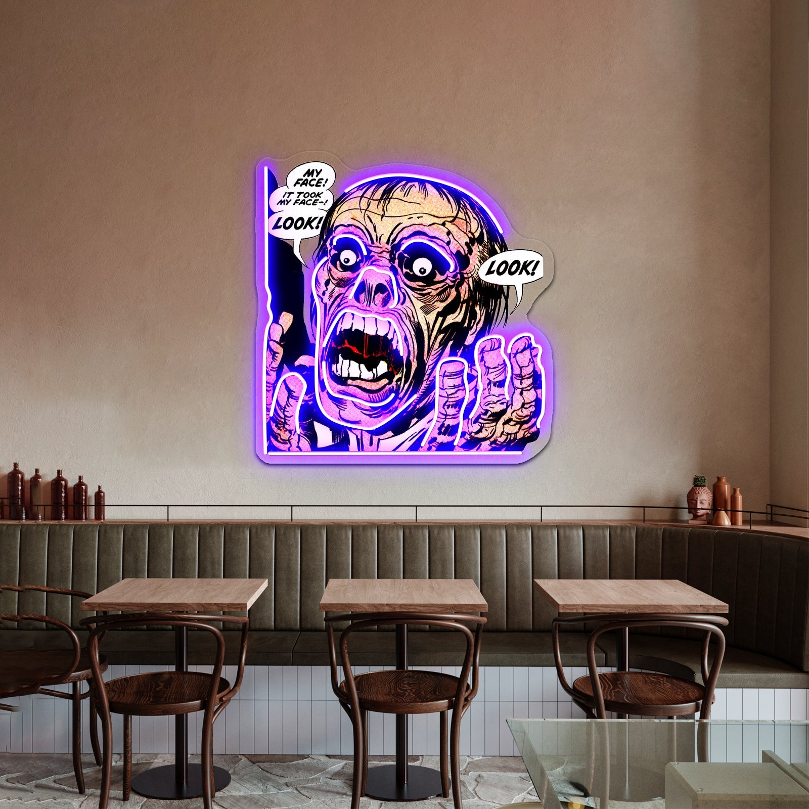 Head Artwork Large Neon Signs - Shineneon