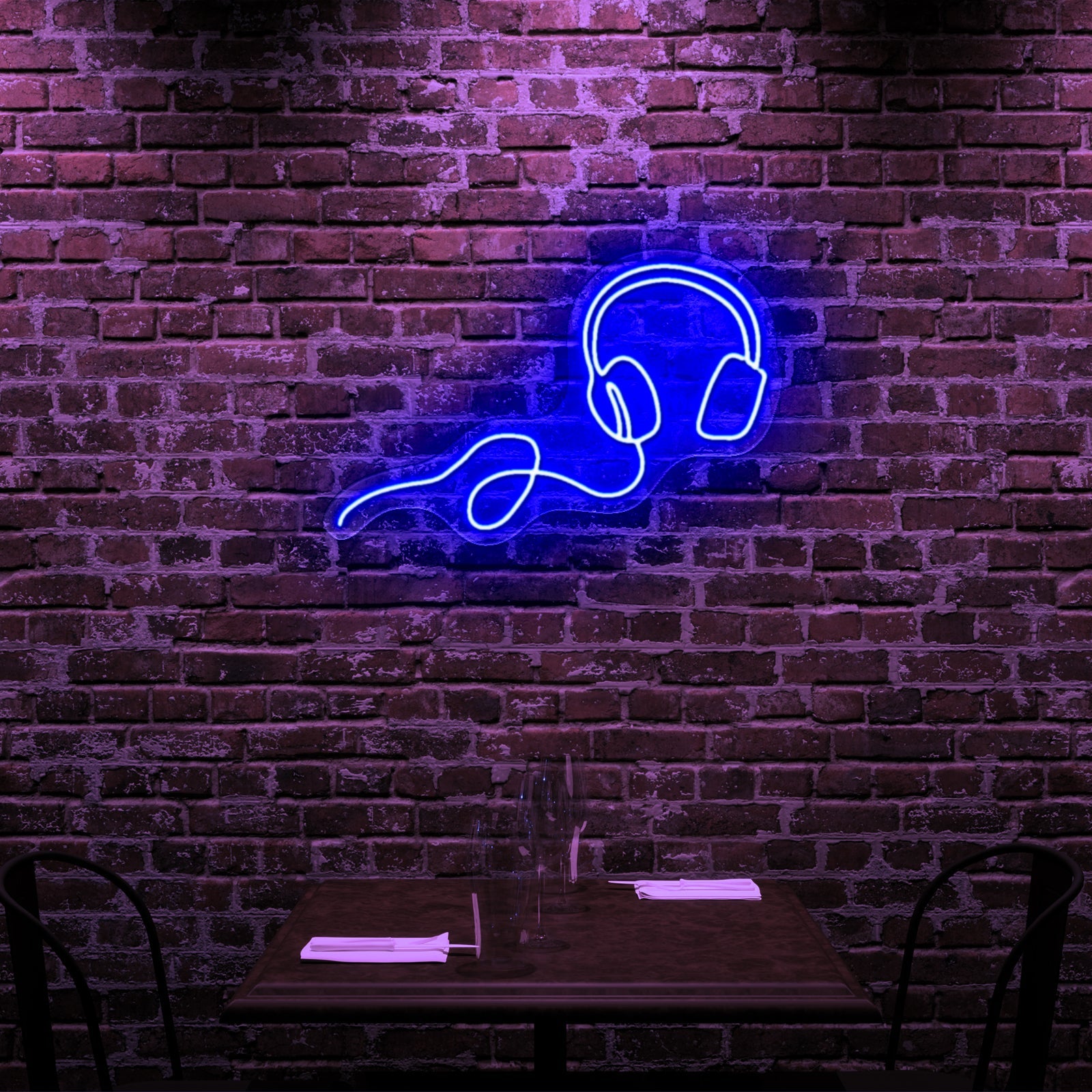 Headphone Neon Sign Wall Art Neon Sign For Sale - Shineneon