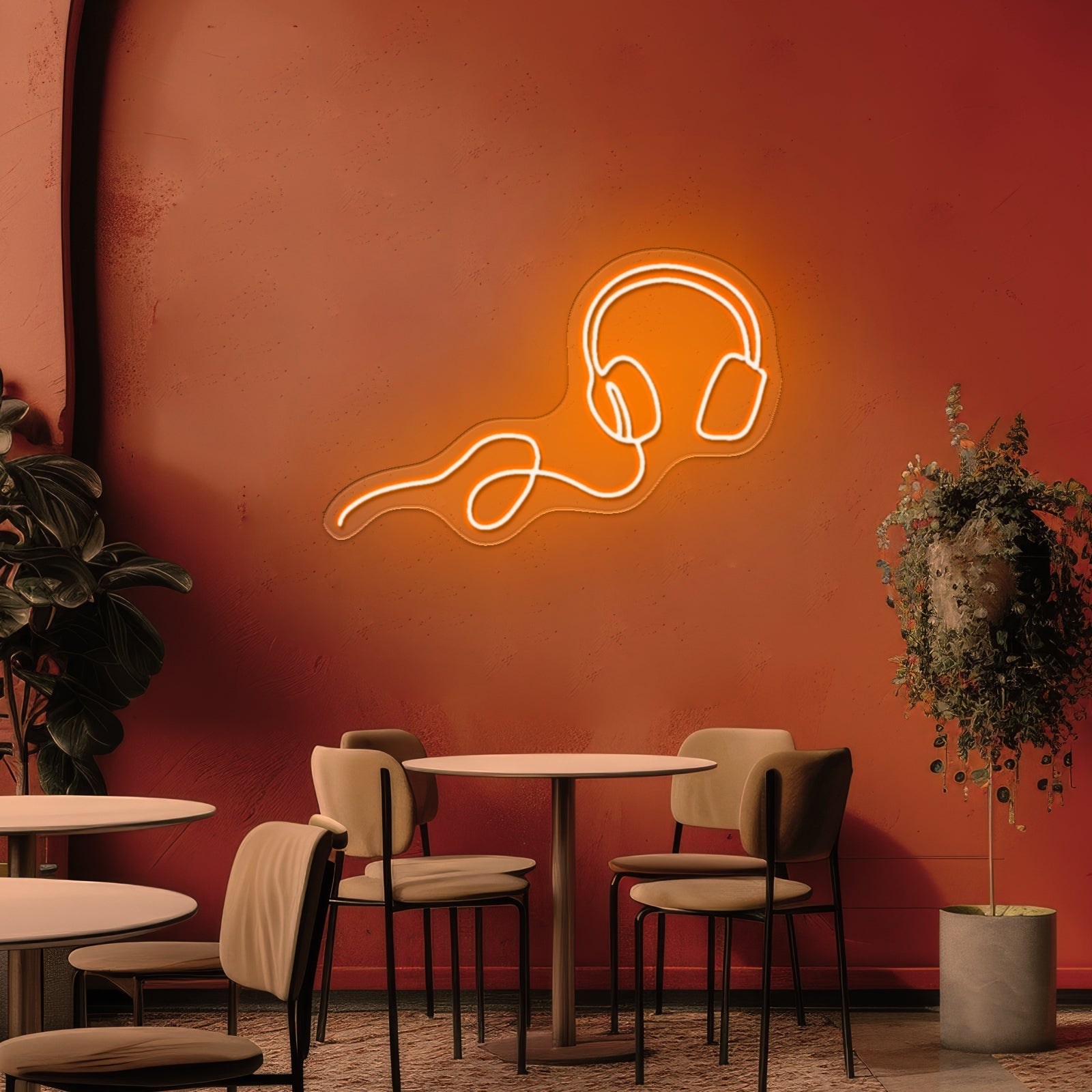 Headphone Neon Sign Wall Art Neon Sign For Sale - Shineneon