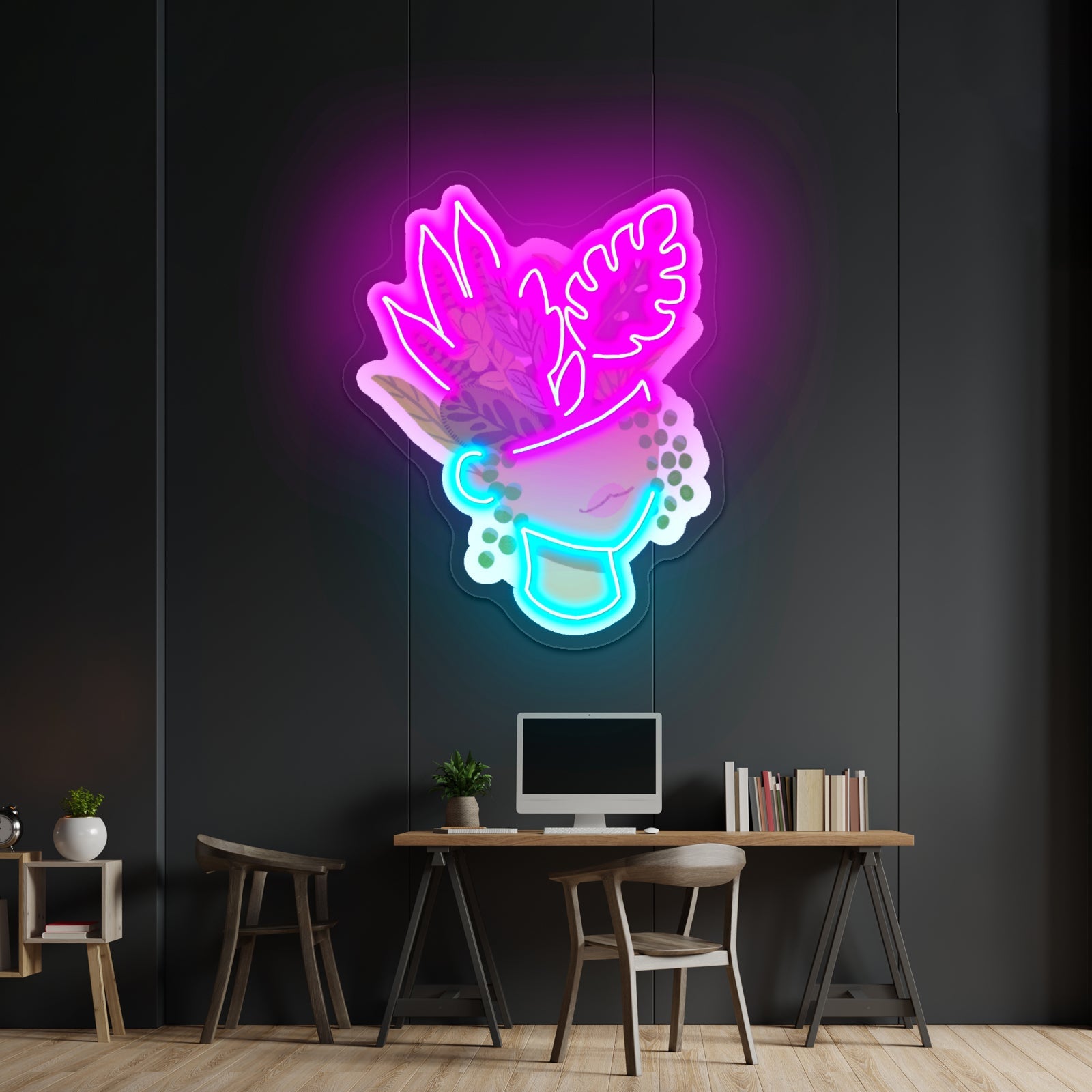 Headphone Skull Led Neon Sign Light Custom Led Signs - Shineneon