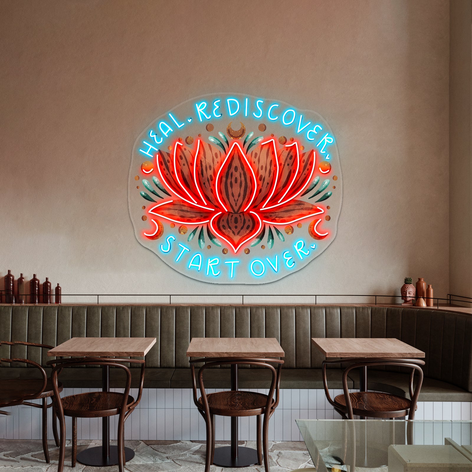 Heal Rediscover Start Over Cheap Custom Neon Signs | Shineneon