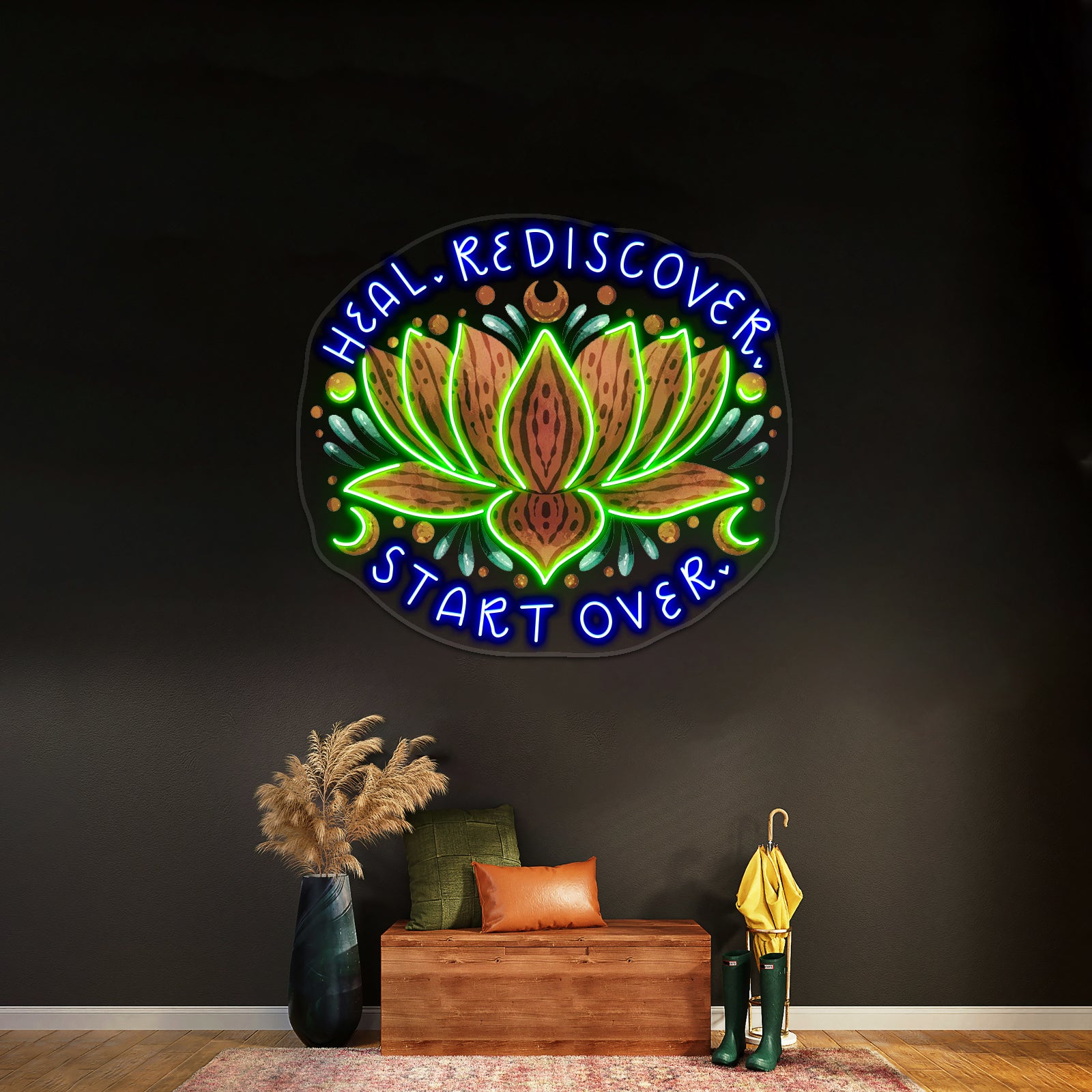 Heal Rediscover Start Over Cheap Custom Neon Signs | Shineneon