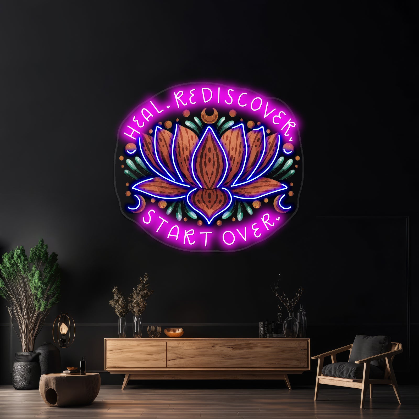 Heal Rediscover Start Over Cheap Custom Neon Signs | Shineneon