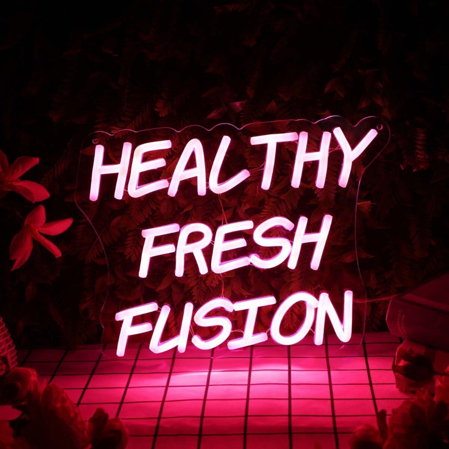 Healthy Fresh Fusion Red Custom Led Neon Sign | Shineneon