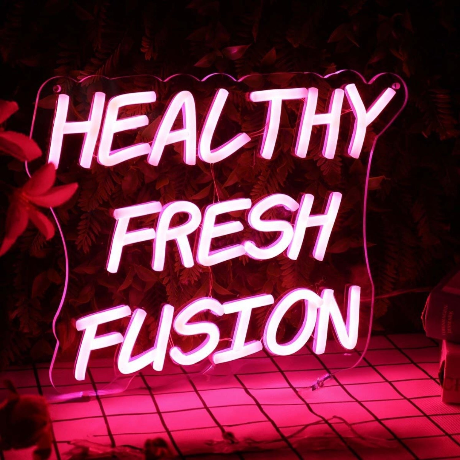 Healthy Fresh Fusion Red Custom Led Neon Sign - Shineneon
