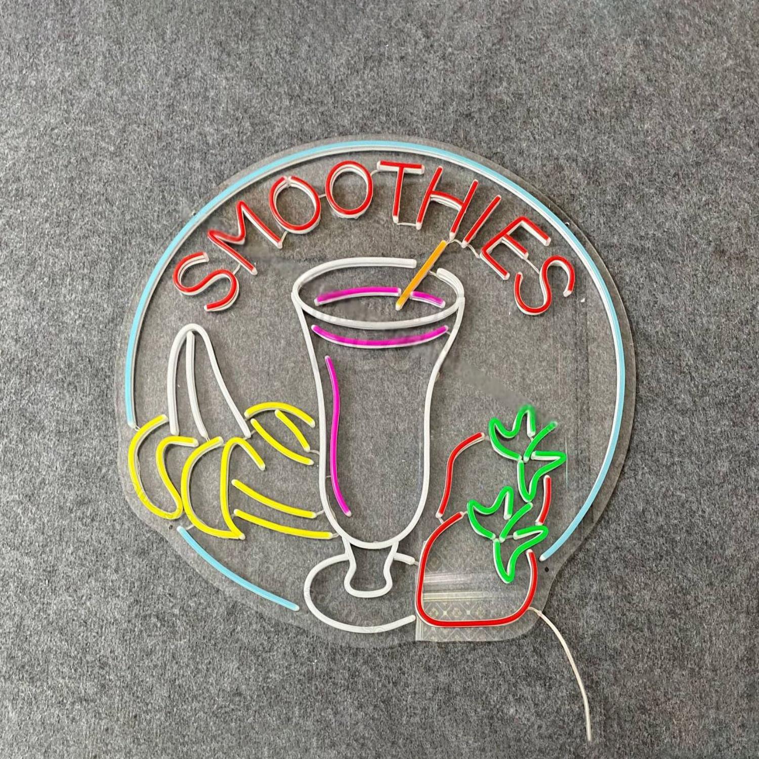 Healthy Fruit Smoothies Led Neon Sign | Shineneon