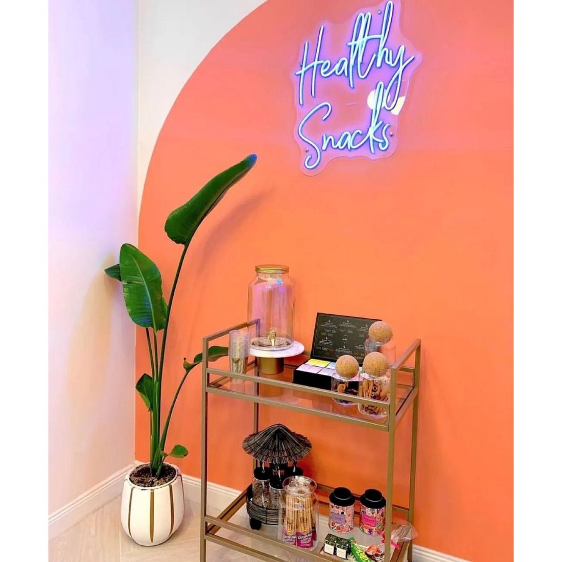 Healthy Snacks Led Sign Business Neon Sign - Shineneon