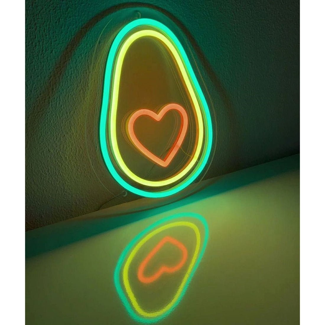Heart Avocado Neon Signs Neon Lights Led Neon Signs - Shineneon