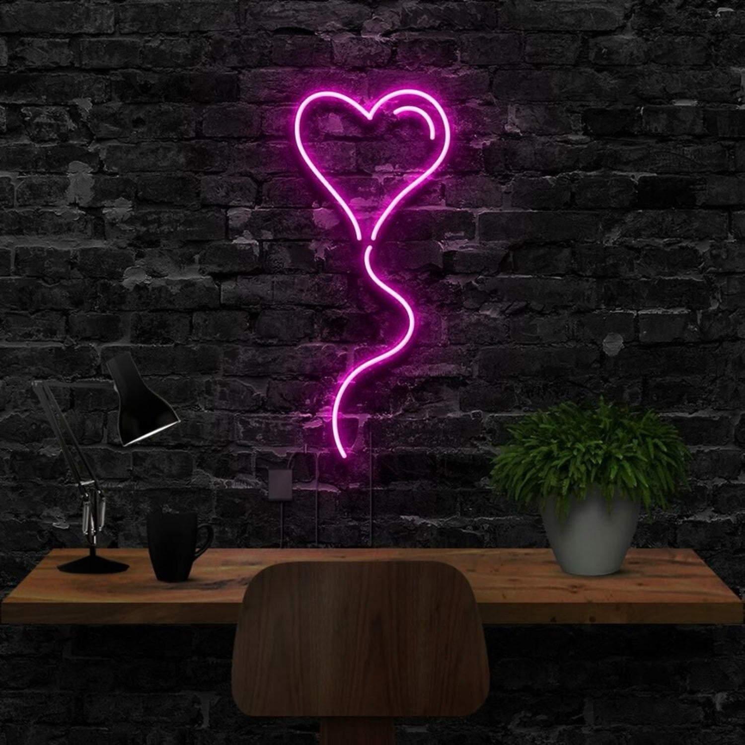 Heart Balloon Add Light-Hearted Charm With Neon | Shineneon