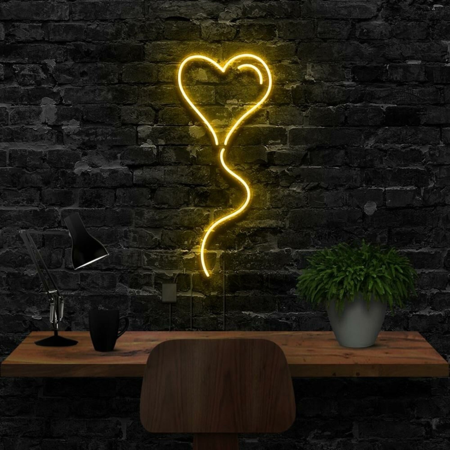 Heart Balloon Add Light-Hearted Charm With Neon | Shineneon