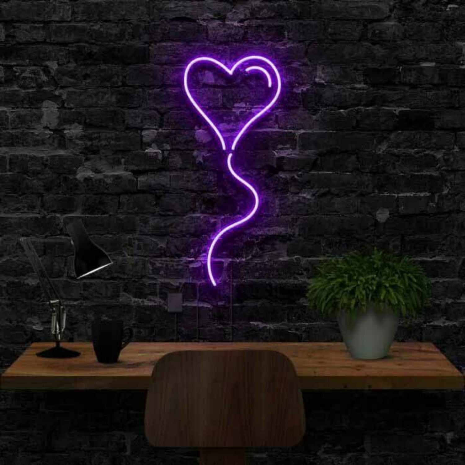 Heart Balloon Add Light-Hearted Charm With Neon | Shineneon