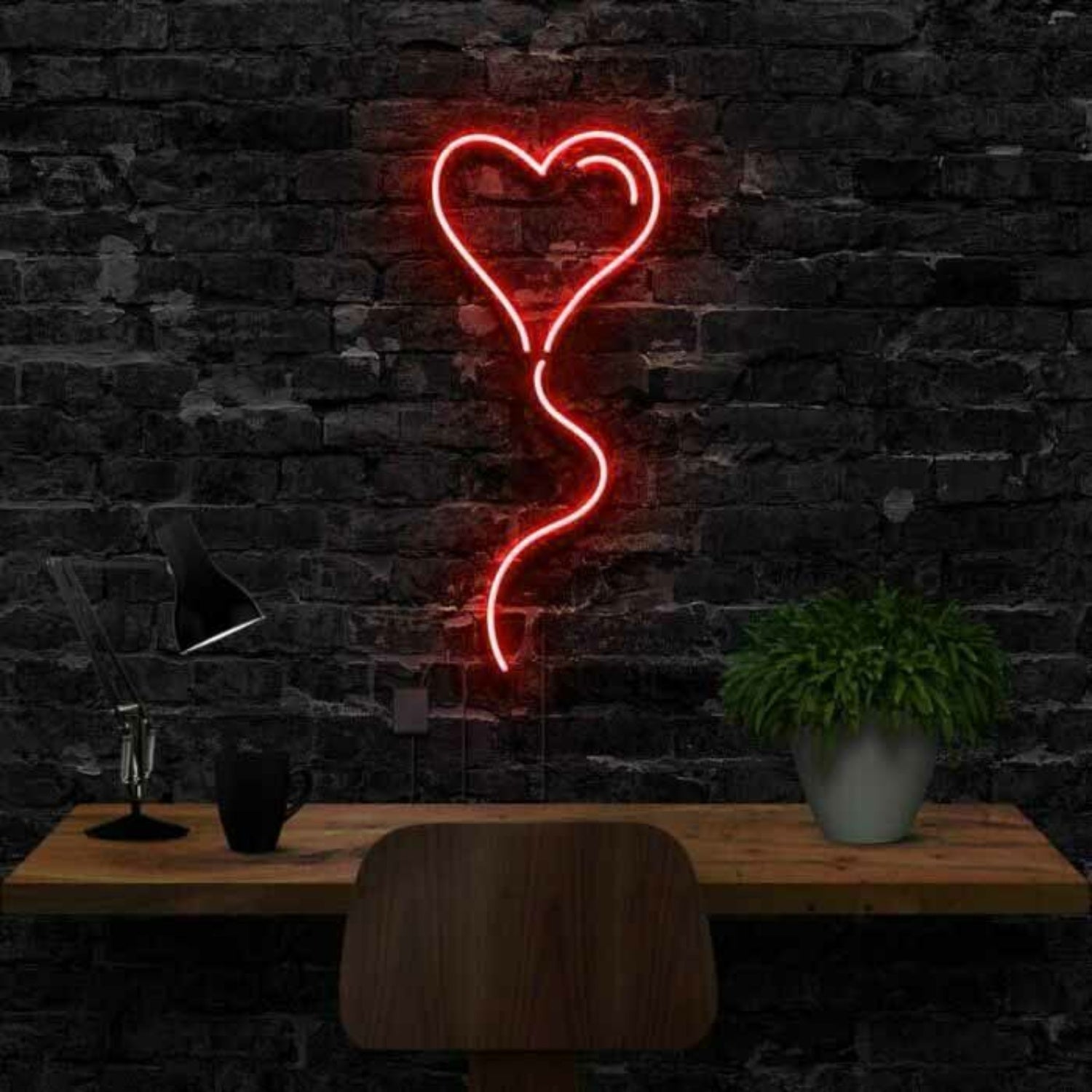 Heart Balloon Add Light-Hearted Charm With Neon | Shineneon