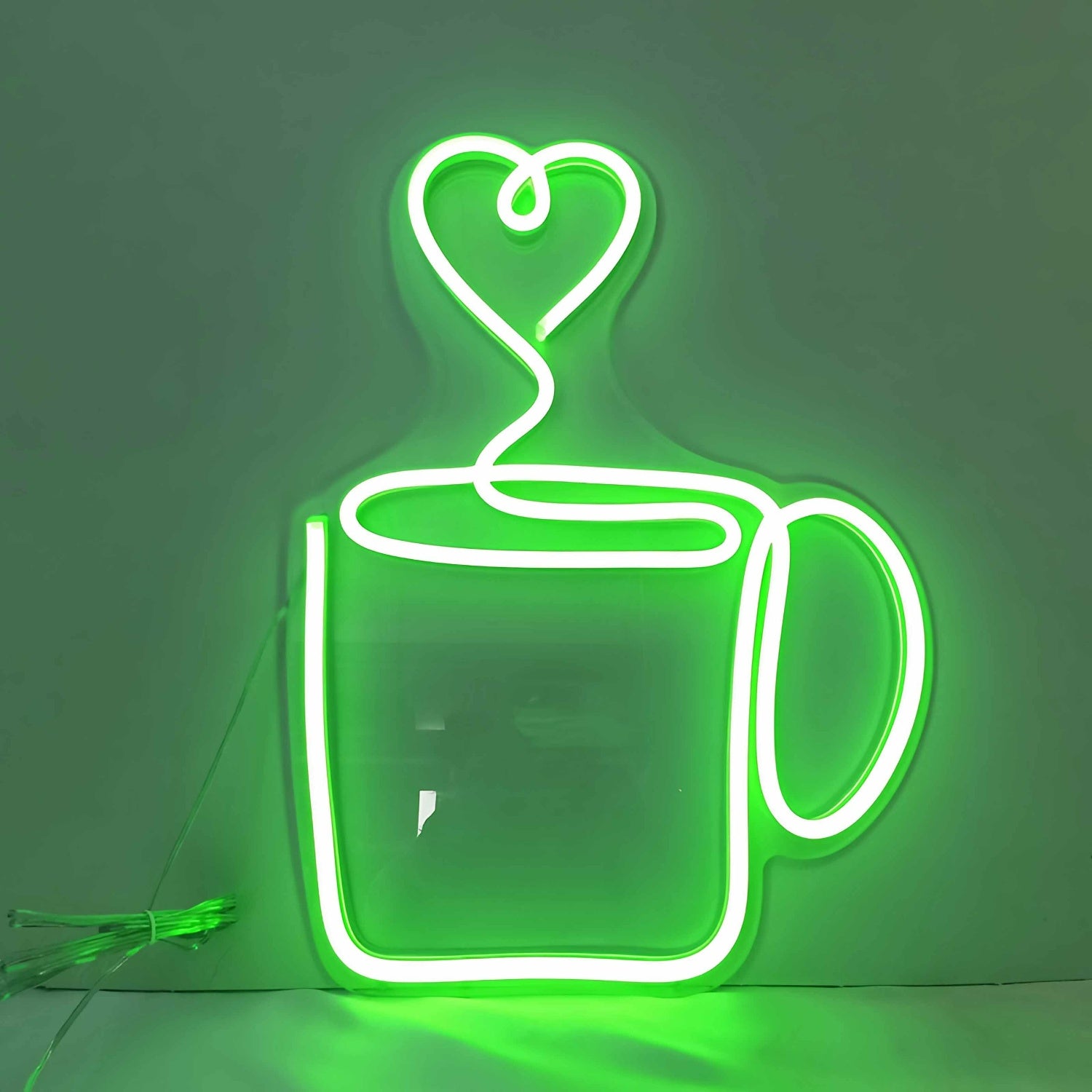 Heart Coffee Cup Led Neon Sign | Shineneon