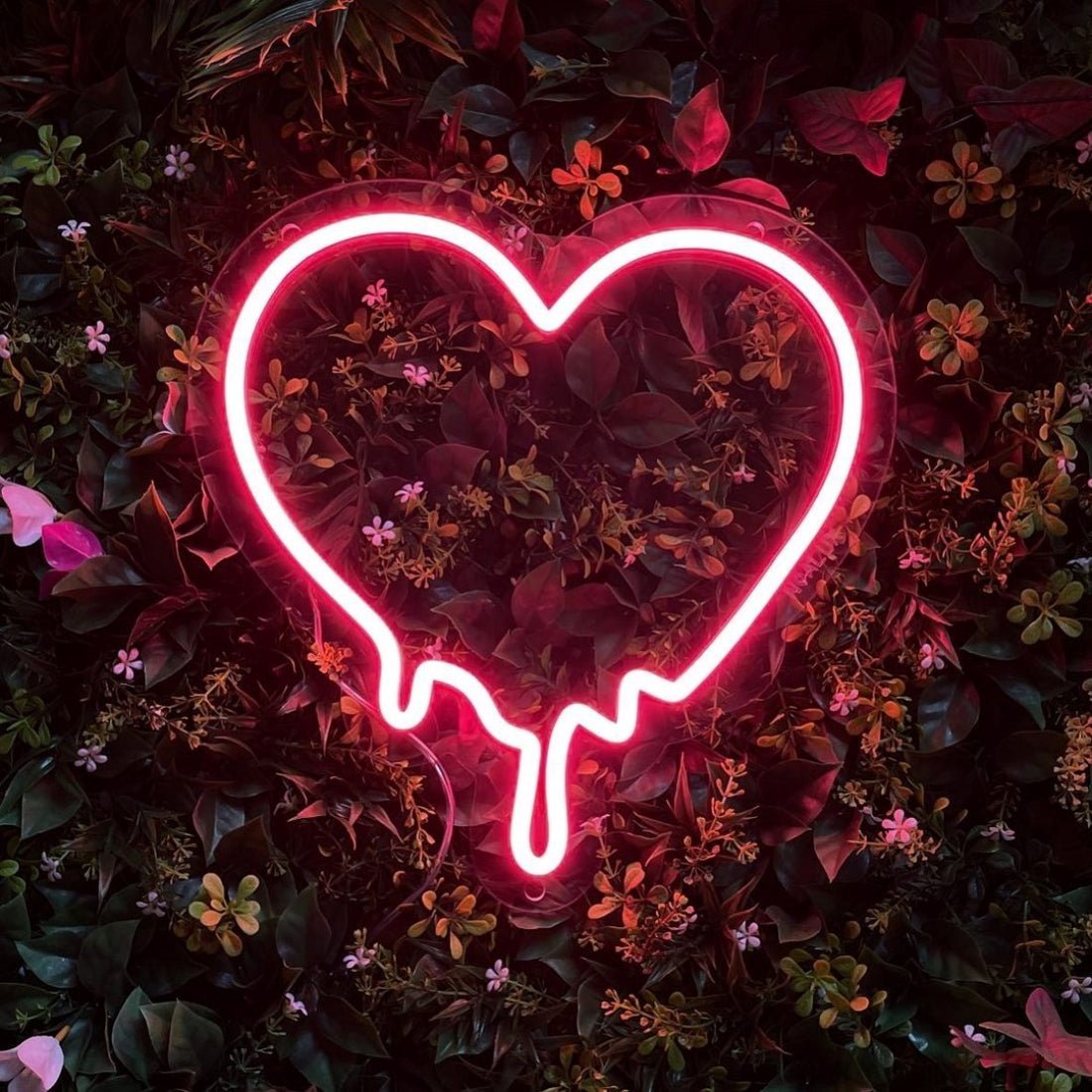 Heart Drip Neon Signs Neon Lights Led Neon Signs - Shineneon