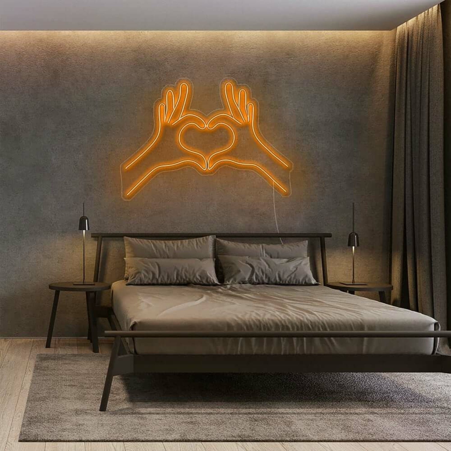 Heart Fingers Neon Sign | Shineneon