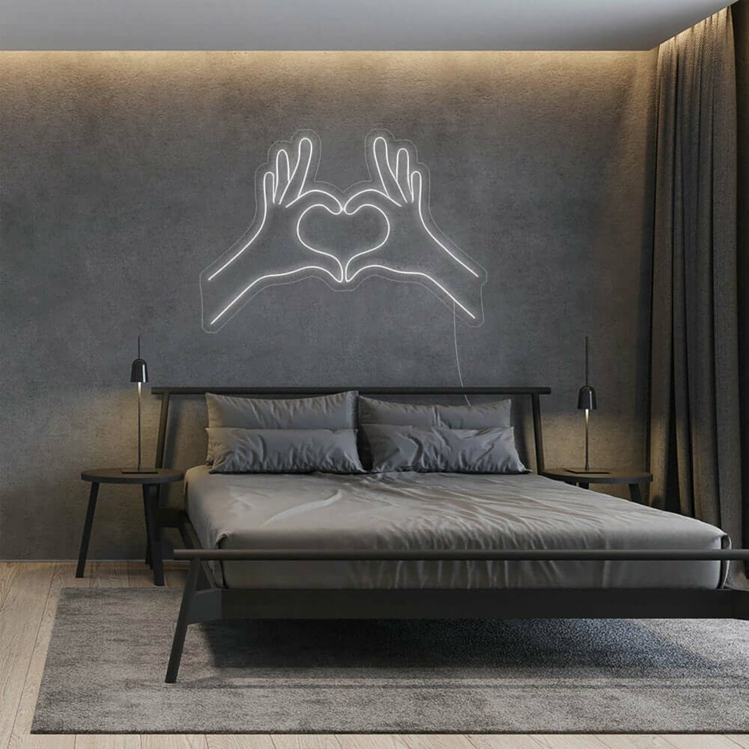 Heart Fingers Neon Sign | Shineneon