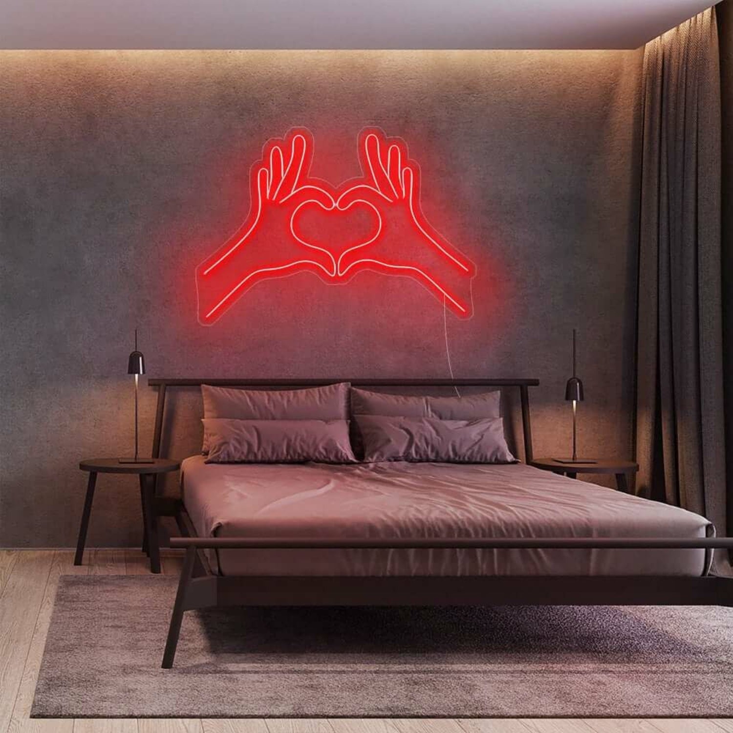 Heart Fingers Neon Sign | Shineneon