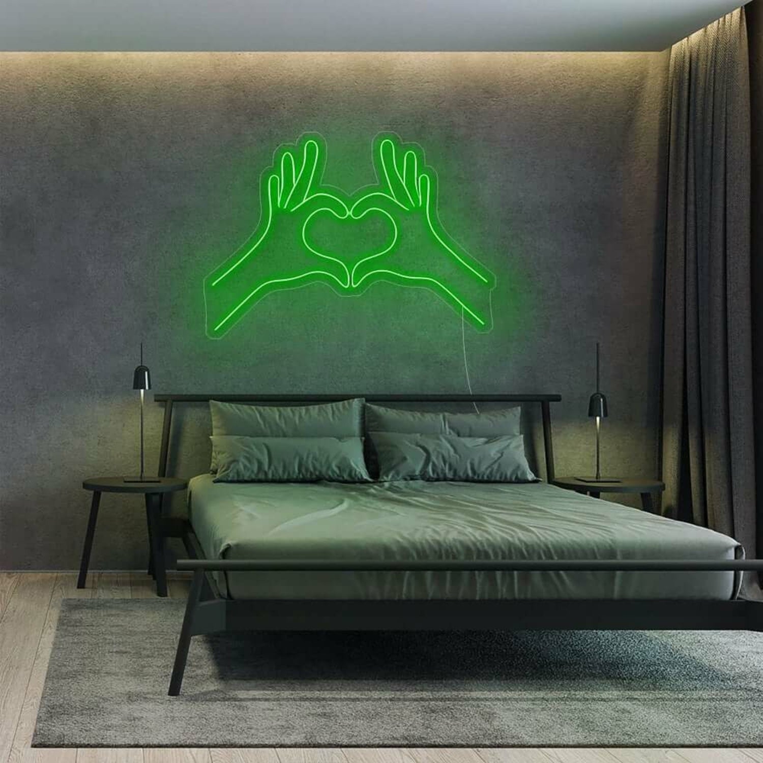Heart Fingers Neon Sign | Shineneon
