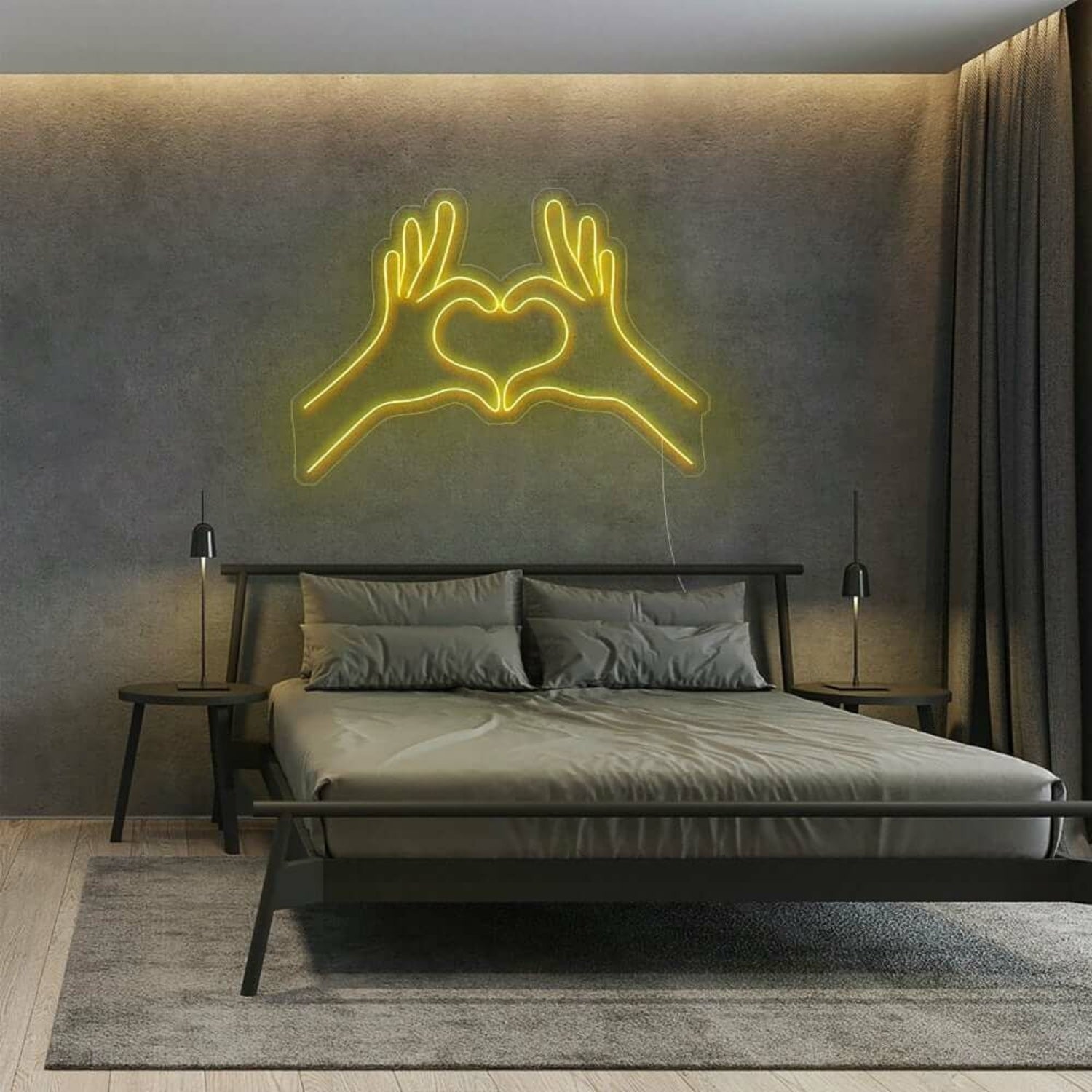 Heart Fingers Neon Sign | Shineneon