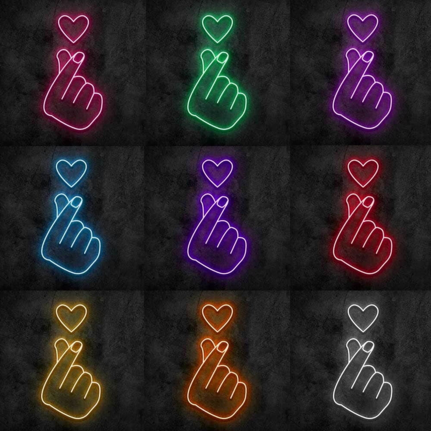 Heart Hands Neon Sign | Shineneon