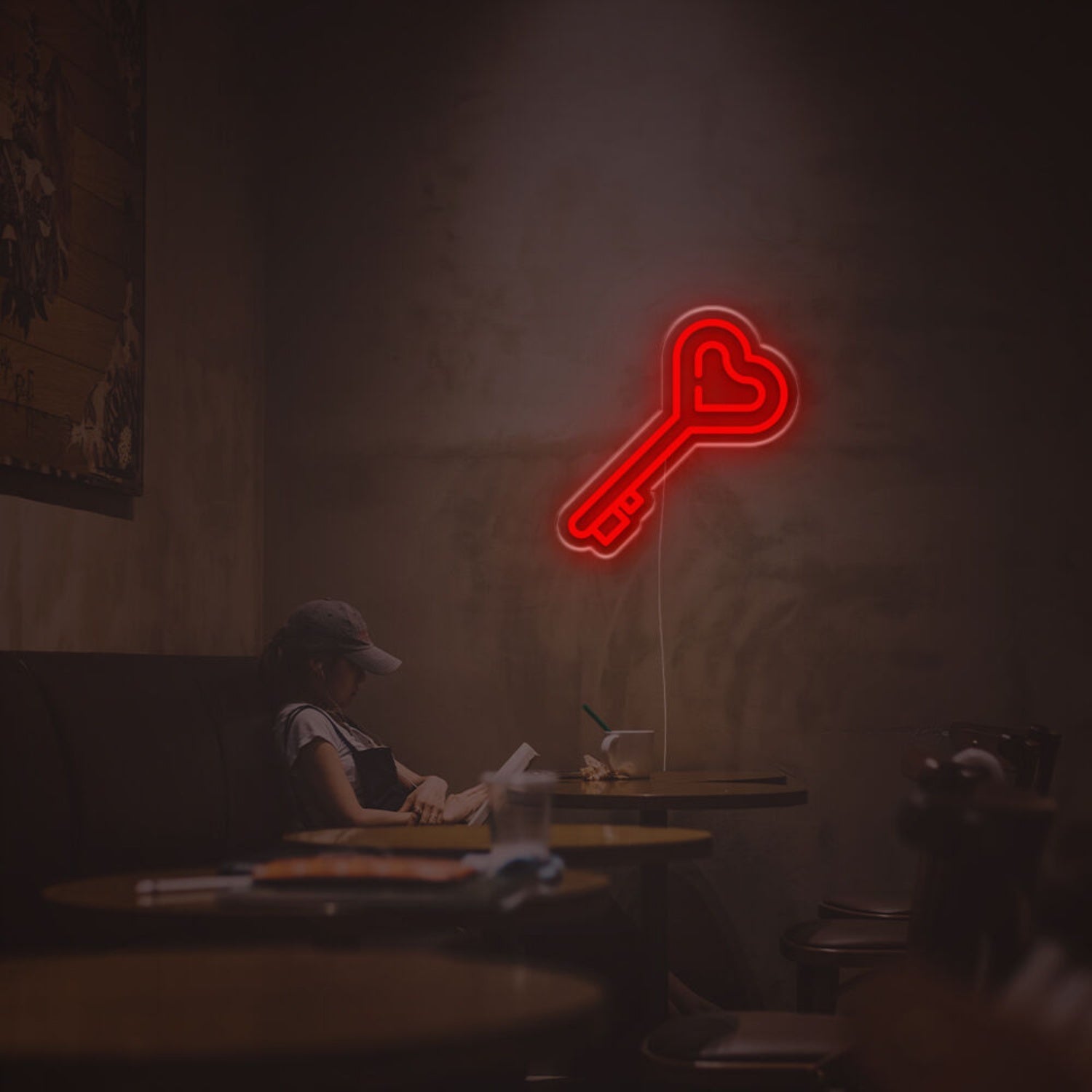 Heart Key Led Neon Sign | Shineneon